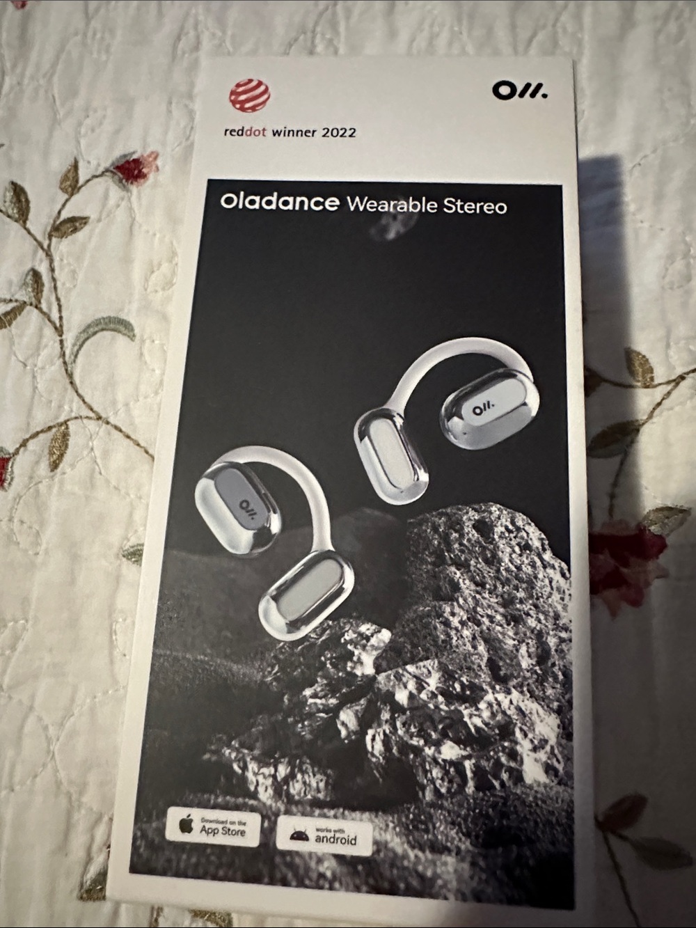 Silver Bone-Conduction Headphones - Wearable Stereo Bluetooth